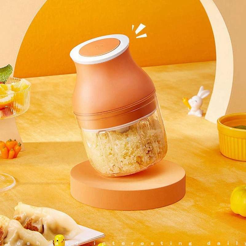 Electric Garlic Chopper 100ml Mini Food Processor Presses Blender