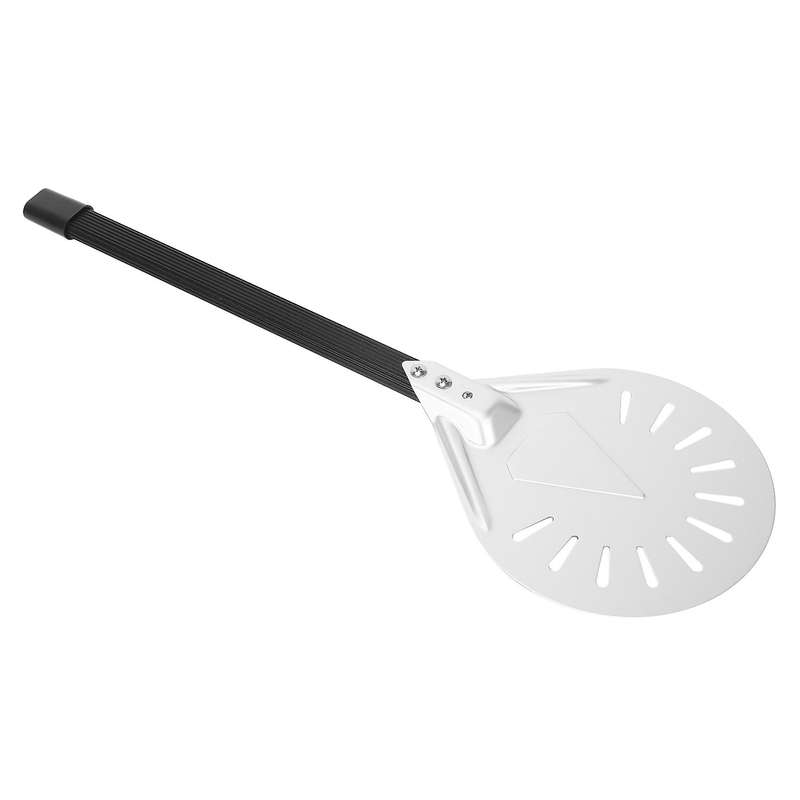 Pizza Tool Non Slip Handle 8inch Perforated Pizza Shovel Aluminum