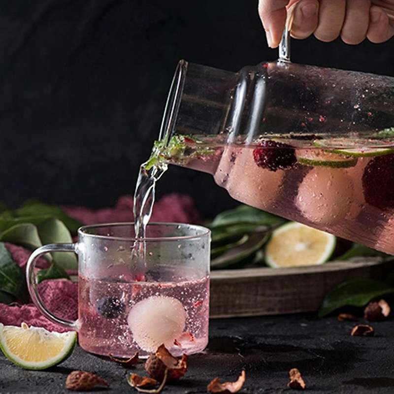 Cold Water Bottle Glass High Temperature Resistant Cold Water Bottle