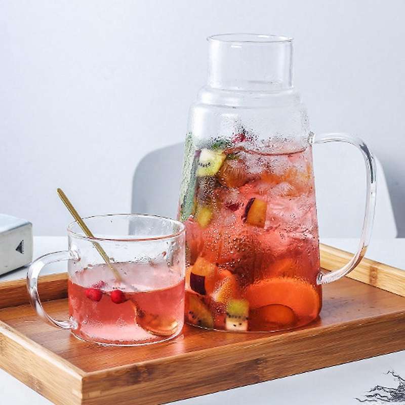 Cold Water Bottle Glass High Temperature Resistant Cold Water Bottle