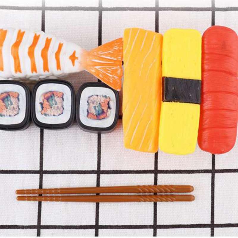 Rotary Sushi Toy Kid Food Train Set Diy Sushi Making Family Party