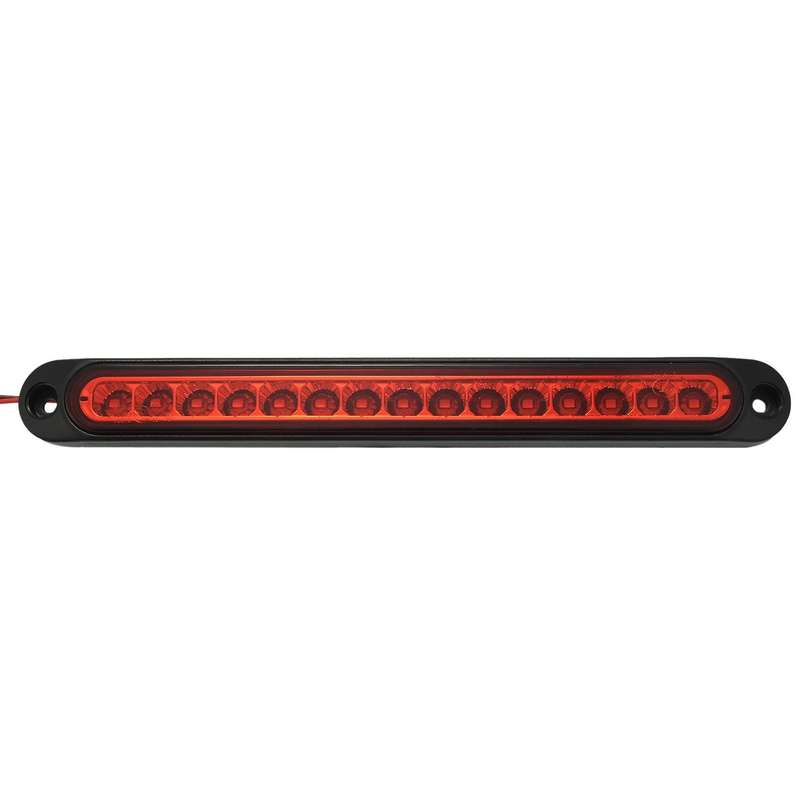 10 Inch Truck & Rv Trailer Light Bar 15 Led Third Brake Lights Red