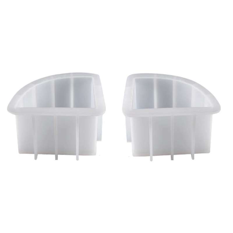 2pcs Bookends Resin Molds,for Books,desktop Organizer,home Decoration