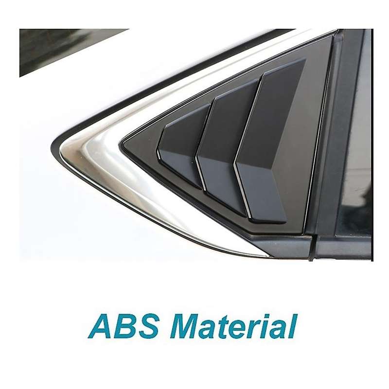 2pcs for Buick Regal 2017-2021 Rear Window Louver Cover, Matte Black