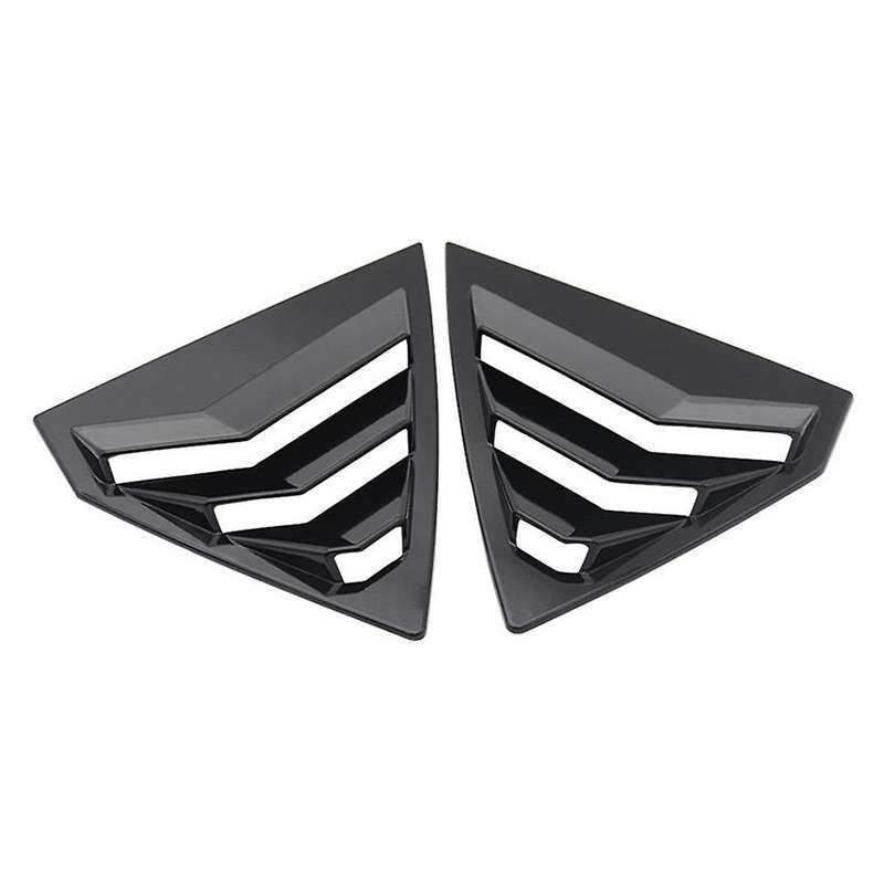 2pcs for Buick Regal 2017-2021 Rear Window Louver Cover, Matte Black