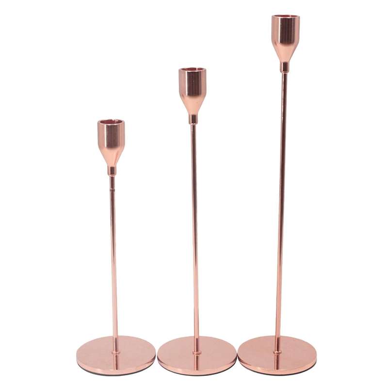 Metal Candle Holders Candlestick Fashion Wedding Table Candle A