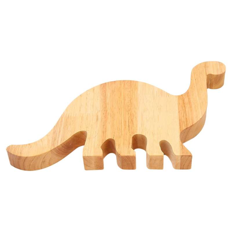 Long-necked Dragon Pine Piggy Bank Transparent Crafts Gift 31.7x18cm