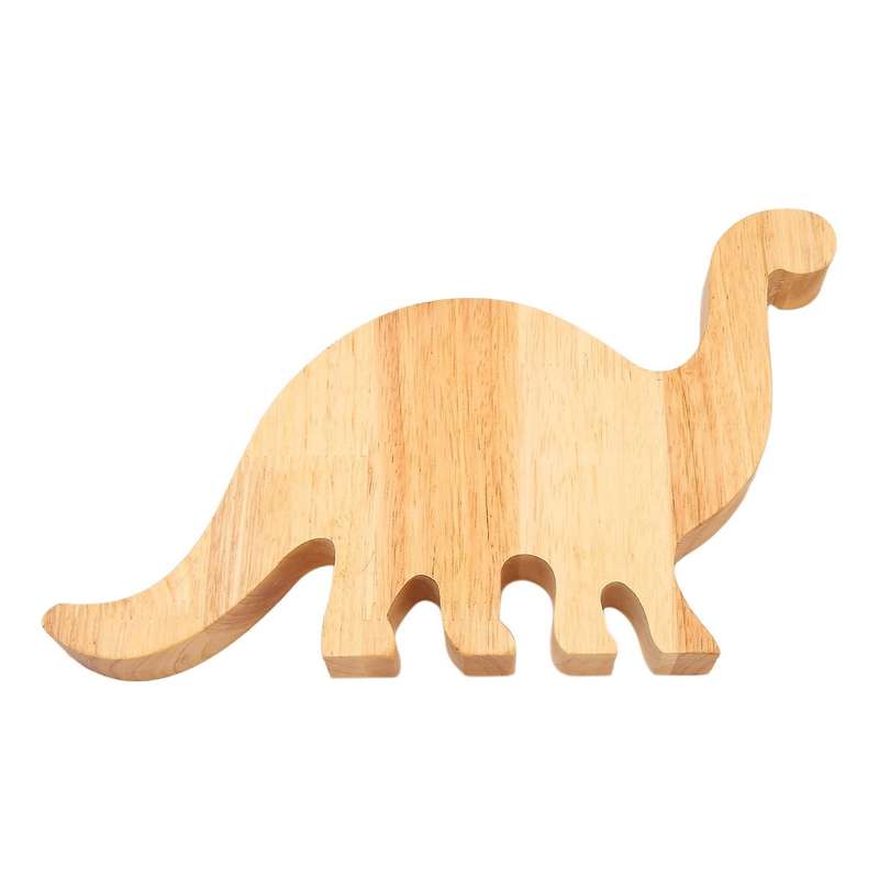 Long-necked Dragon Pine Piggy Bank Transparent Crafts Gift 31.7x18cm