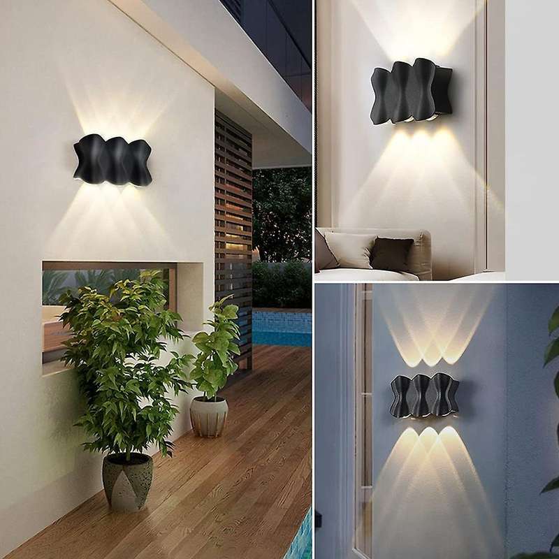 6 W Led Wall Light Outdoor / Indoor Wall Light 3000 K, Ip65 Modern