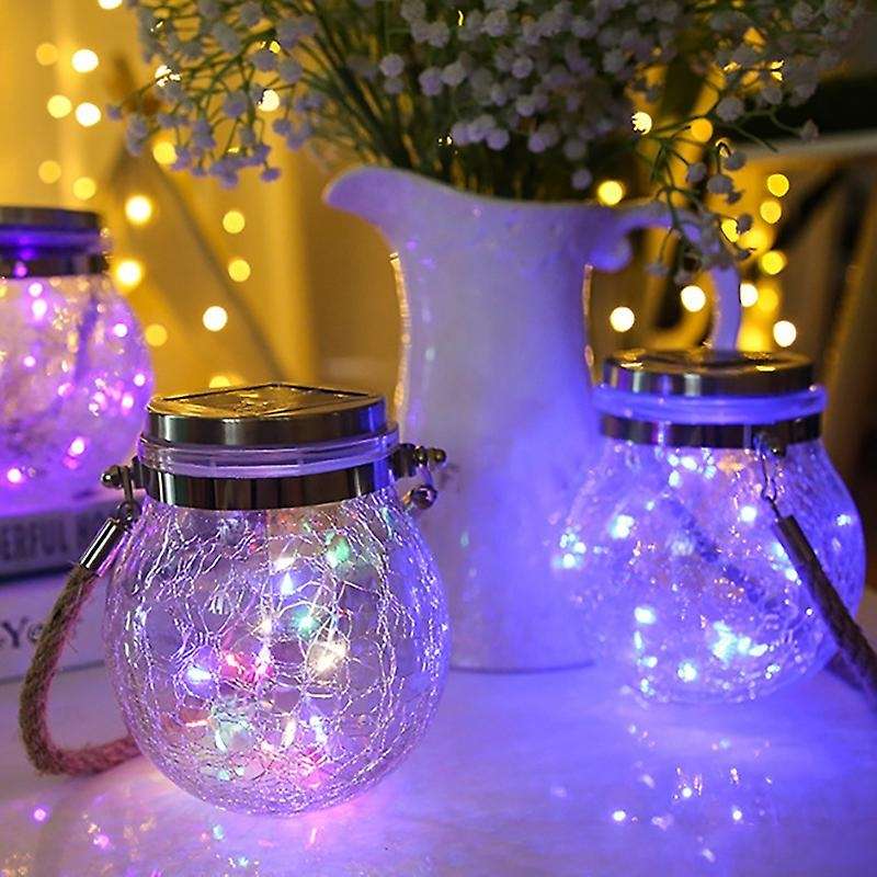 Solar Lantern Outdoor 30 Led Outdoor Lanterns with Handle Waterproof