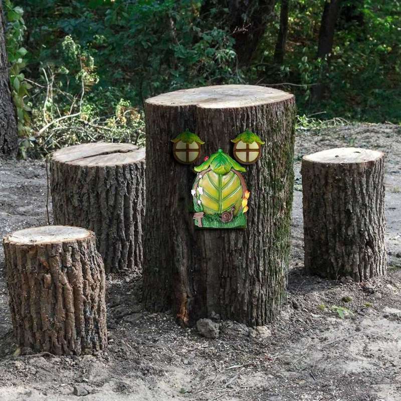 Doors & Windows Courtyard Garden Trees Glow Sculpture Decoracion