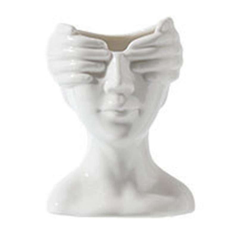 Human Body Vase Nordic Style Simulation Human Body Art Ceramic Vase C