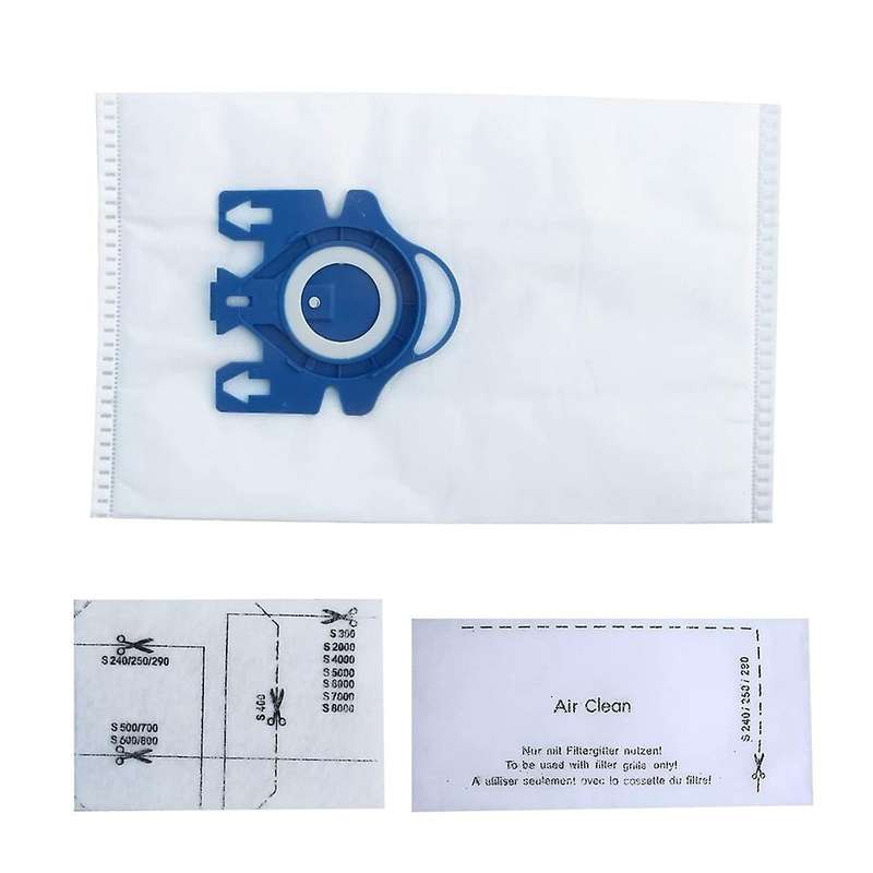 12 Pack Gn Vacuum Bags for Miele Bags Classic C1 Complete C1 C2 C3