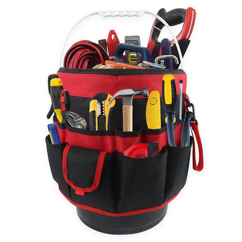 Tool Bucket Organizer Fits 5 Gallon Bucket , Bucket Tool Bag