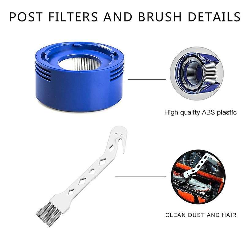 9pcs for Dyson Vacuum Cleaner Dc59 Dc62 Dc74 V6 V7 V8 Filter Elements