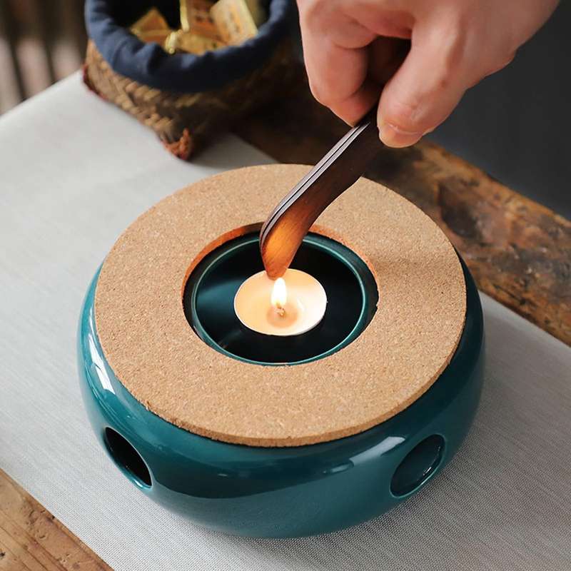 Ceramic Tea Warmer Tea Warmer Cork Mat for Tea Maker Coffee Maker D