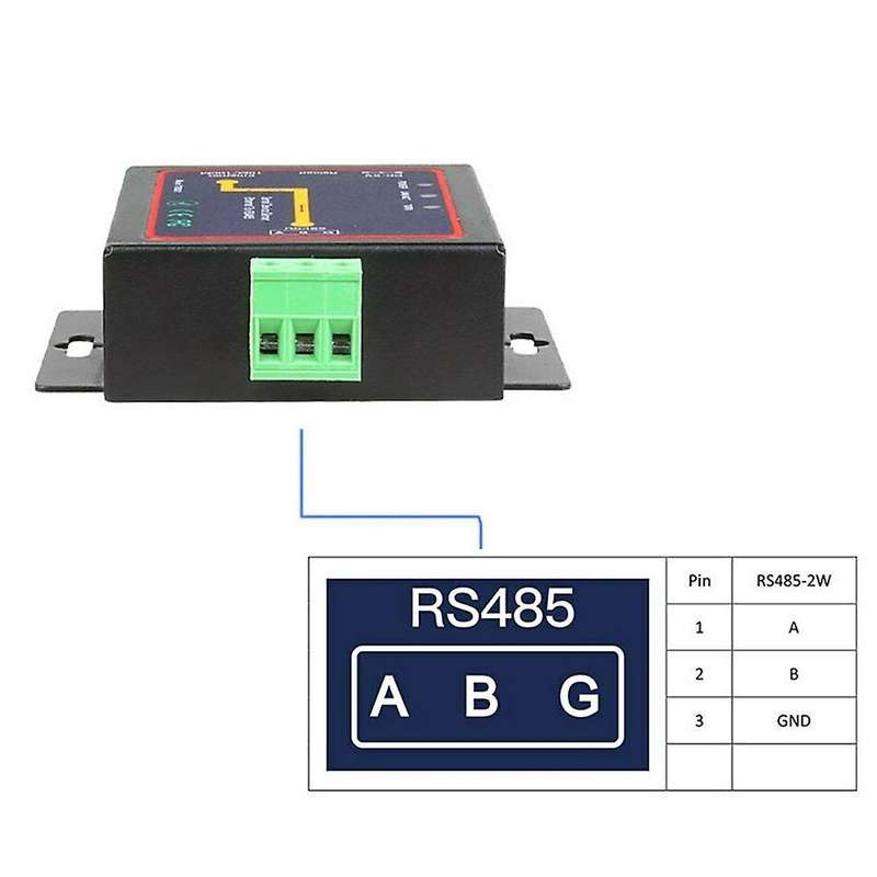 Rs485 to Tcp/ip Converter Ethernet Communication Converter(eu Plug)