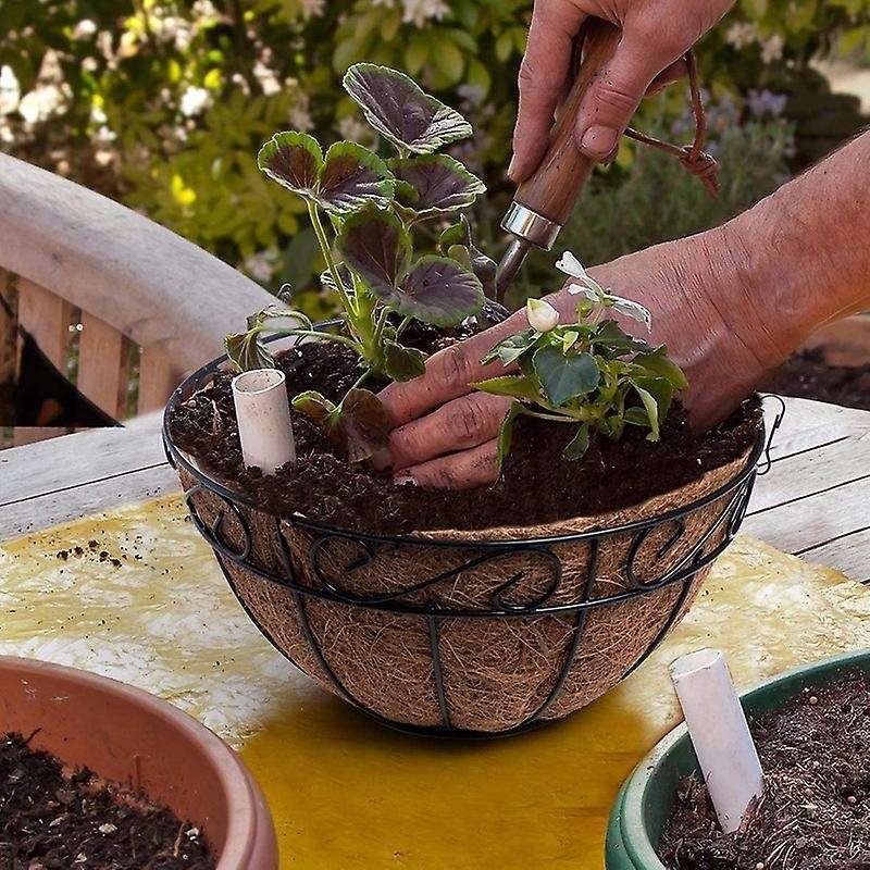 Hanging Flower Basket with Coco Coir Liners 10inch Decor, Set Of 2