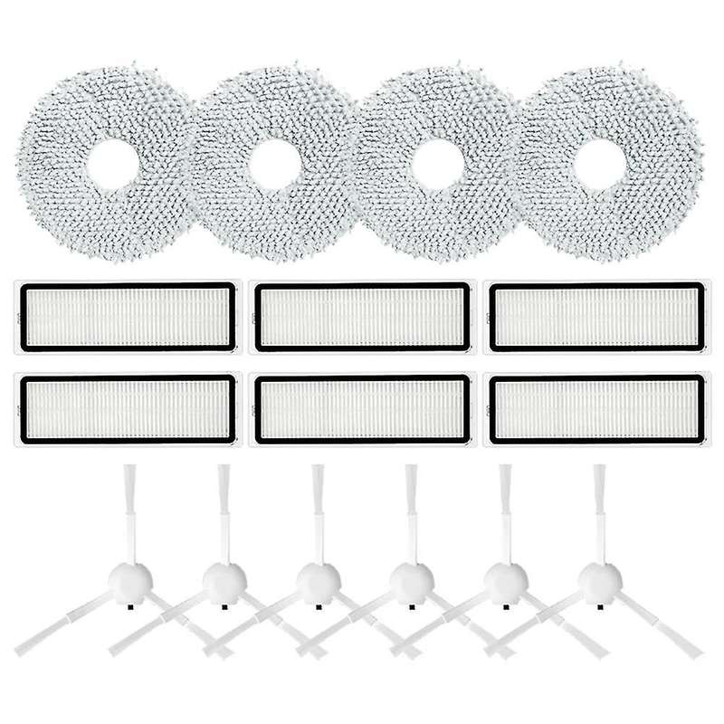3-in-1 Hepa Filter Mop Cloth Rag Kit Replacement Washable Rag