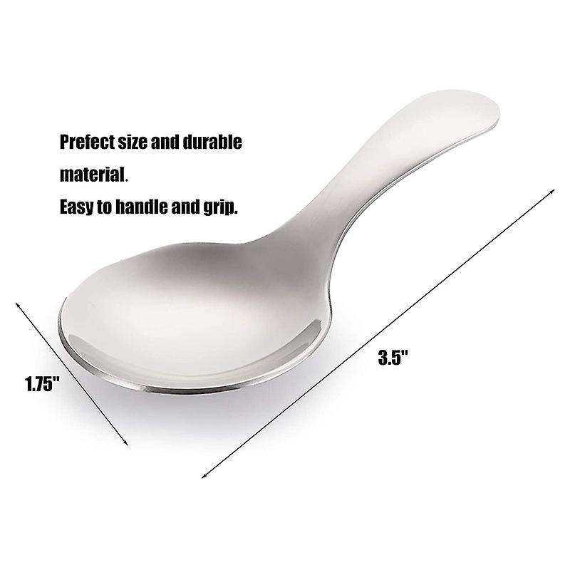 16 Pack Short Handle Spoons Mini Salt Spoons,condiments Spoon