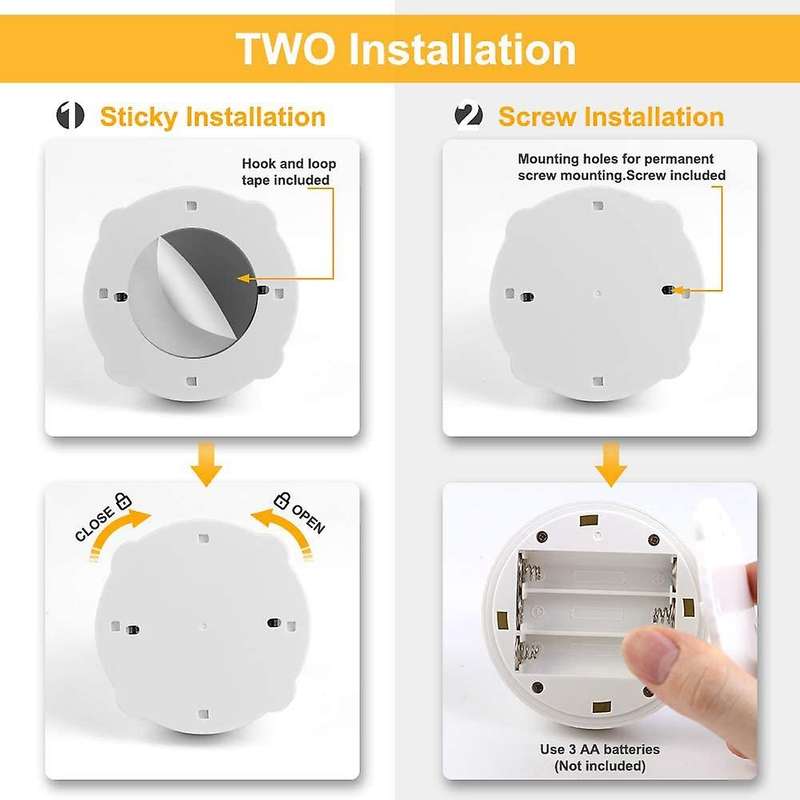 Rgb Wireless Led Spotlight, Dimmable Uplight with Remote, 2 Pack