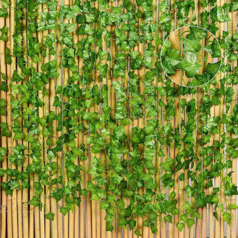 Artificial Ivy Vine Greenery Garlands Leaves Home Office Wall Decor