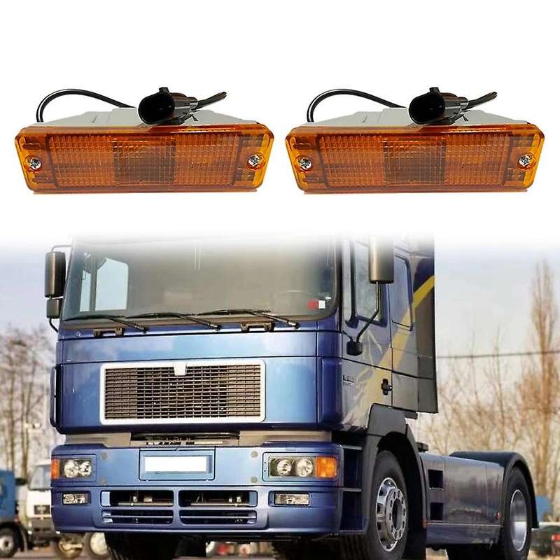 2pcs Front Bumper Lampshade Bumper Light for Man Truck 81253206082