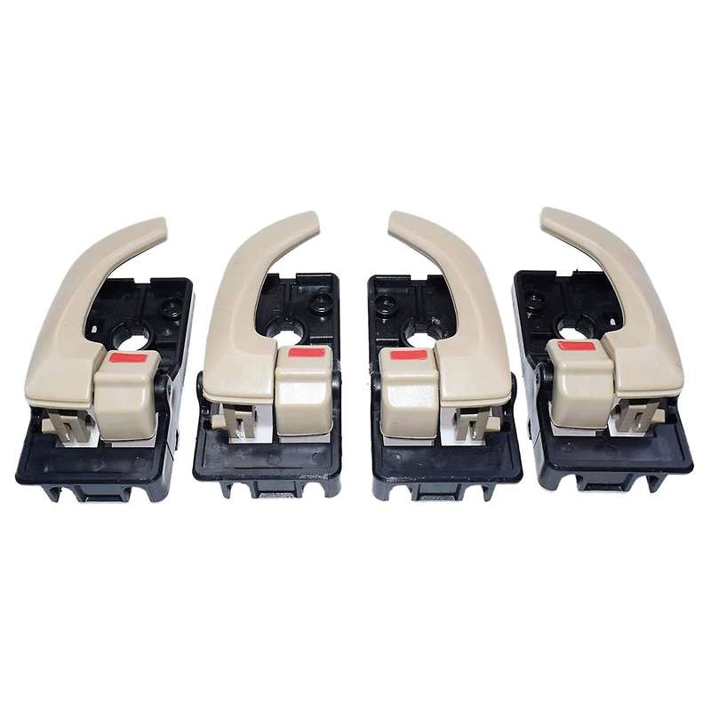 4pcs Car Interior Door Handle for Hyundai Tucson 2005-2009 Beige
