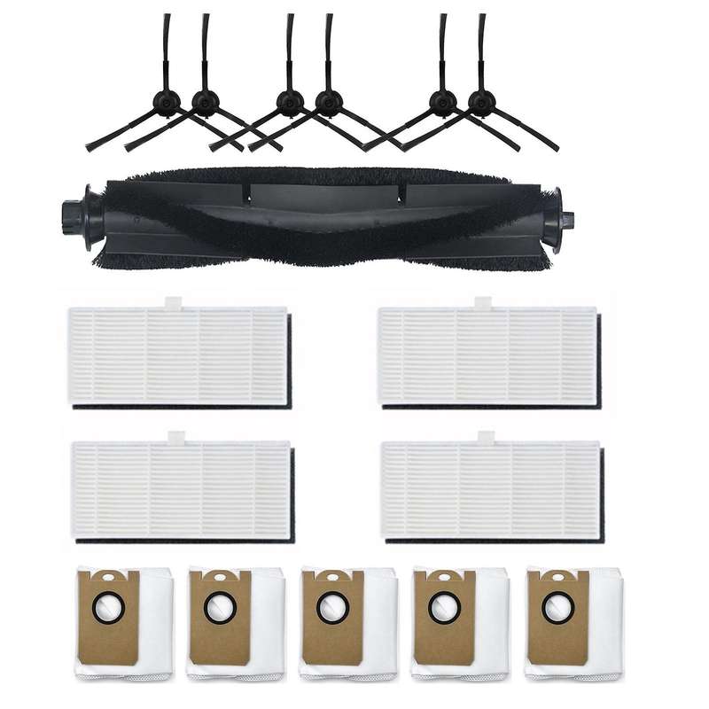 Dust Bags Main Brush Side Brushes Hepa Filters for Xiaomi Lydsto R1