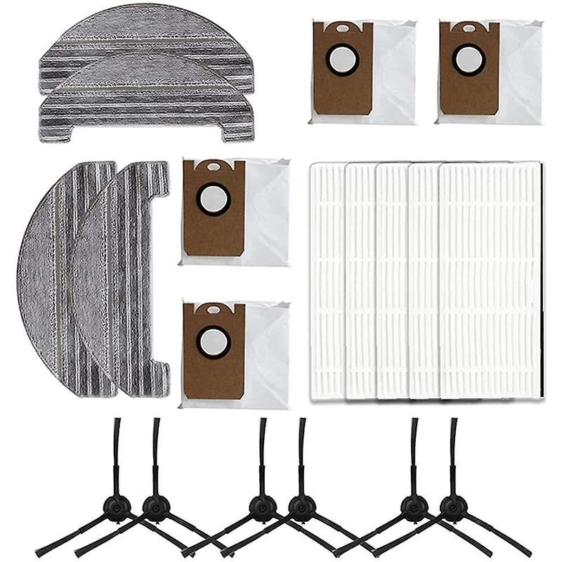 Purifying Cleansing Cloth Side Brushes for Proscenic M8 Pro 18 Pcs