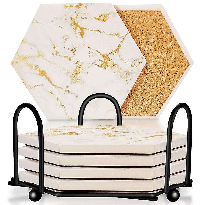 Hexagon Coaster - Set Of 6 Pieces Drink Coasters
