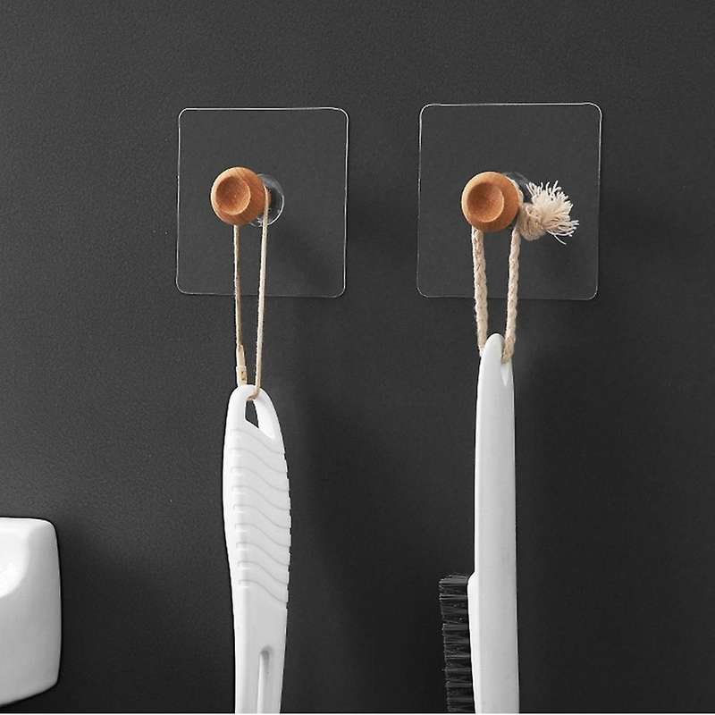 Wall-mounted Nordic Solid Wood Hook Creative Household Wooden Hook