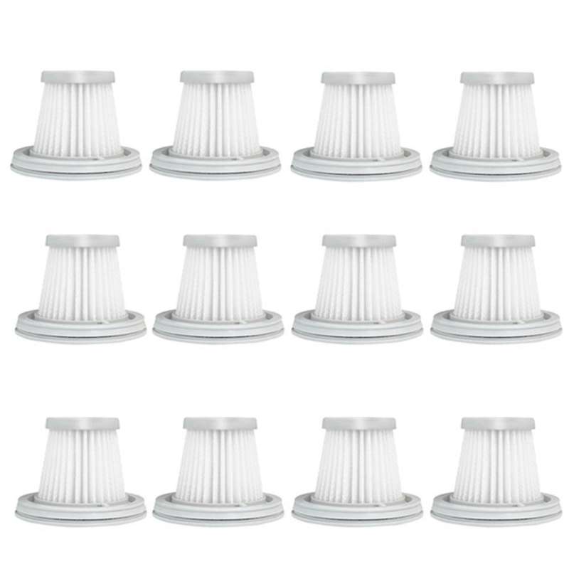 12pcs Hepa Filter for Xiaomi Mijia Handy Vacuum Cleaner Home