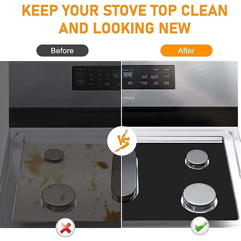 1set Stove Cover Gas Stove Top Burner Covers Protectors
