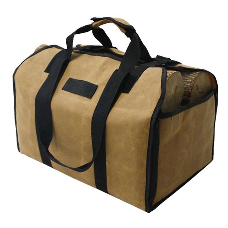 Firewood Storage Bag Outdoor Camping Wood Log Carrier Match Bag