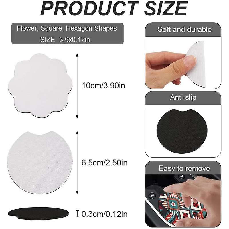 Sublimation Blank Coasters,sublimation Heat Transfer Coaster Craft