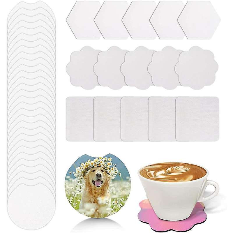 Sublimation Blank Coasters,sublimation Heat Transfer Coaster Craft