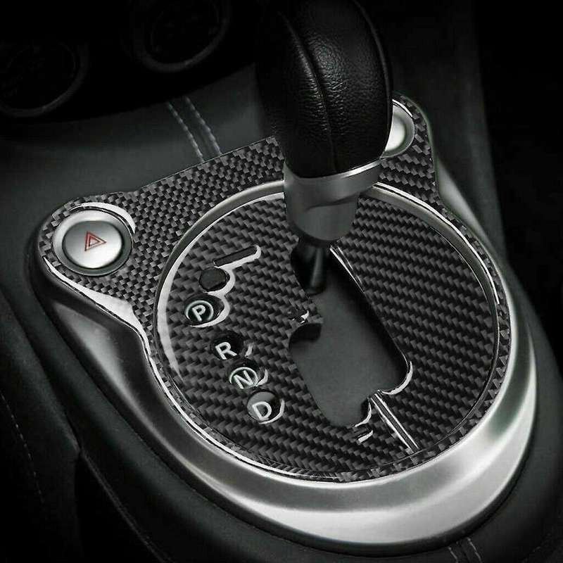 2pcs Interior Gear Shift Box Panel Decoration Frame Trim Cover