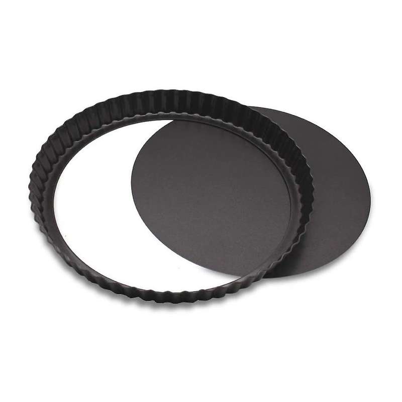 Round Pizza Plate with Removable Loose Bottom,bakeware(14/20/24cm)