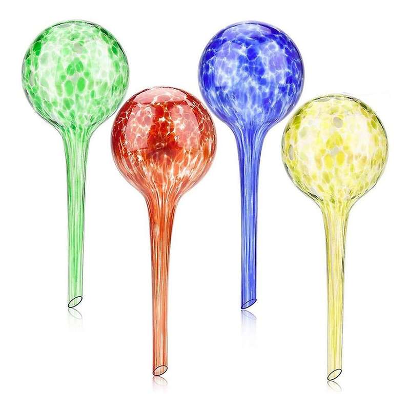 4pcs Glass Watering Globes, for Indoor Outdoor Garden Potted Plants