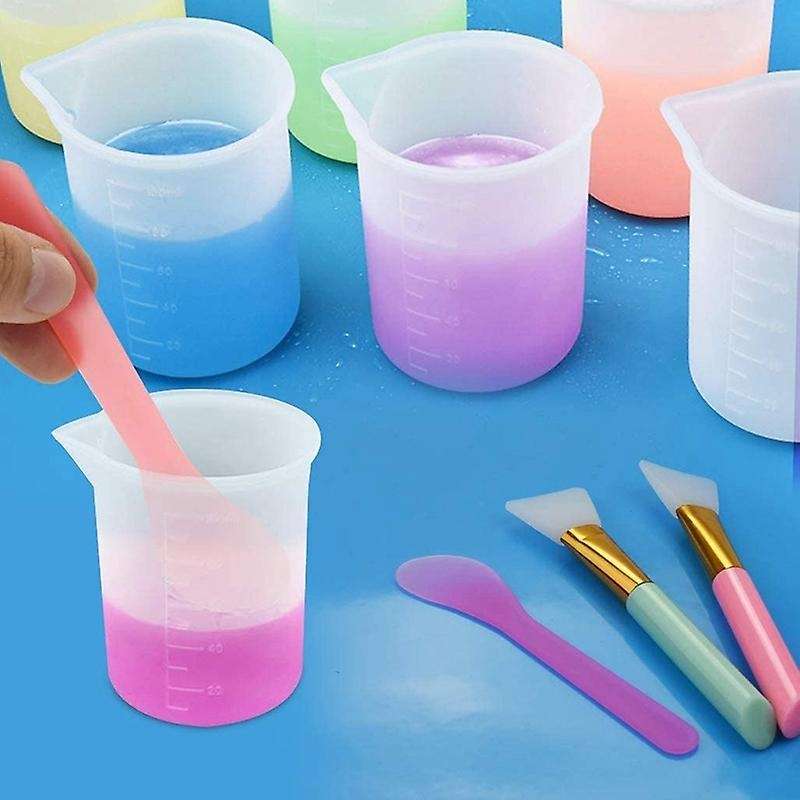 55pcs Resin Tool Kit,silicone Cups,mixing Spoon for Resin Cast Making