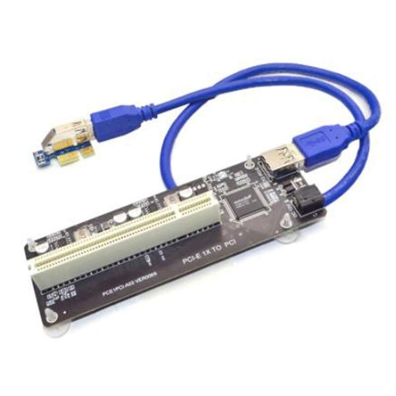 Pcie Pci-e Pci Express X1 to Pci Riser Card Bus Card for Desktop Pc
