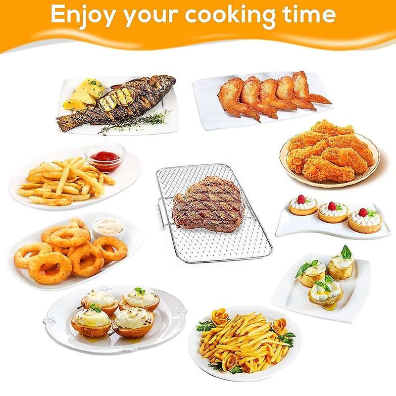 Air Fryer Rack Multi-layer for Ninja Dual Dz201 / Dz401 Air Fryer