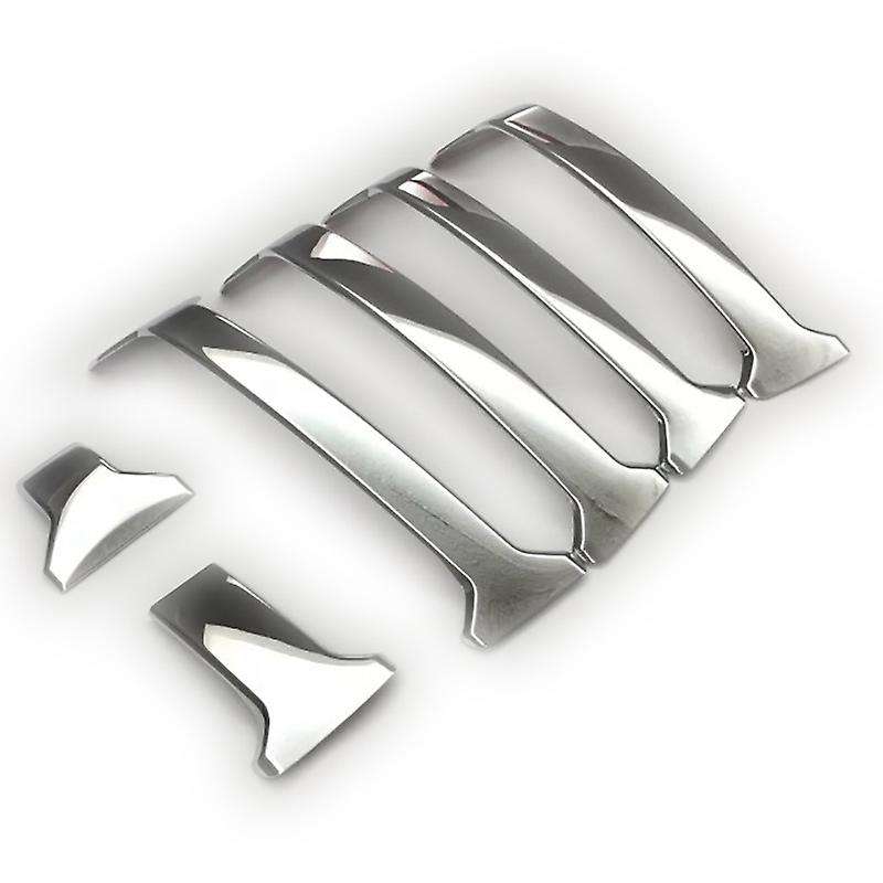 Front Bumper Grille Strips Bumper Protector Trims for Toyota Chrome