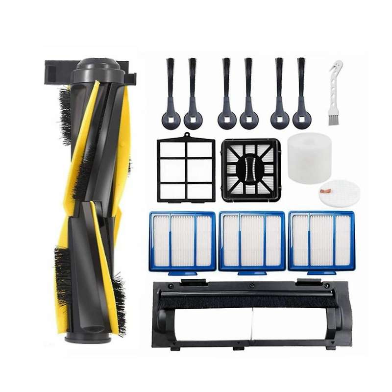 Dust Hepa Filter Roller Brush Kit for Shark Iq R101ae Rv1001ae Robot