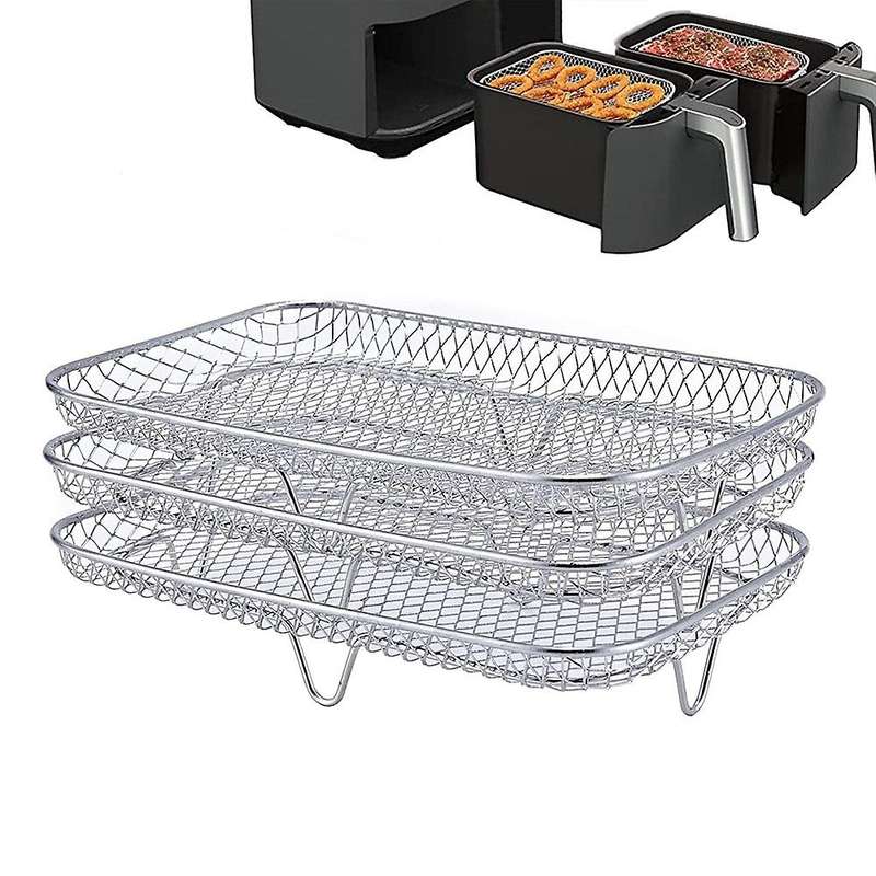 Air Fryer Rack for Ninja Foodi Dz201 Dz100, Multi-layer Dehydrator