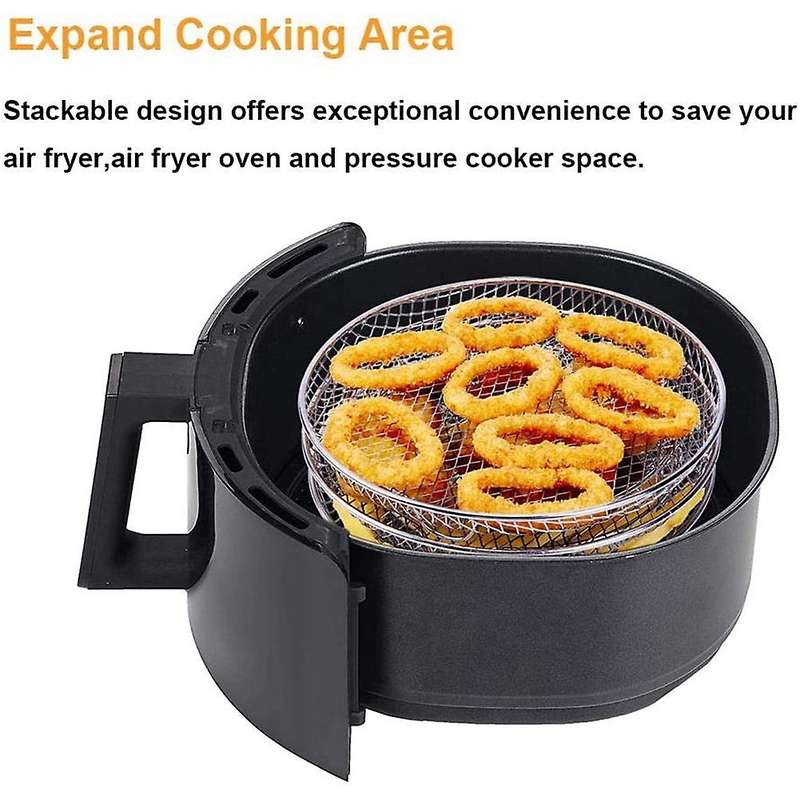 Air Fryer Three Stackable Dehydrator Racks for Gowise Philips Ninja