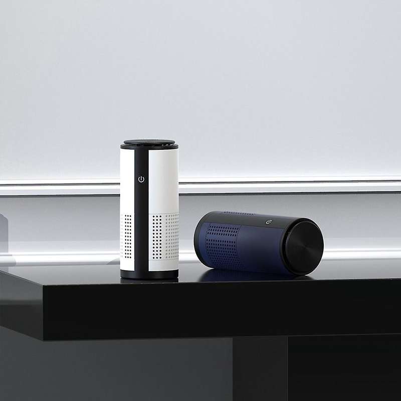Car Air Purifier Negative Ion Purifier for Bacteria/dust/pollen,white