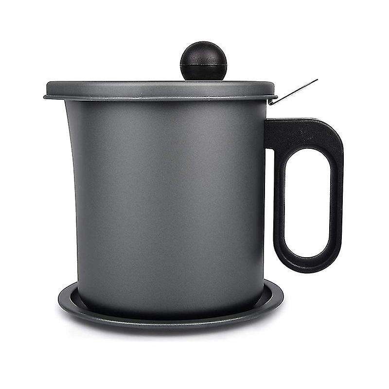 Bacon Grease Container with Strainer, for Kitchen Counter