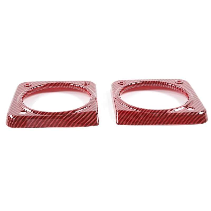 Car Dashboard Decoration Cover for Suzuki Jimny, Abs Red Carbon Fiber